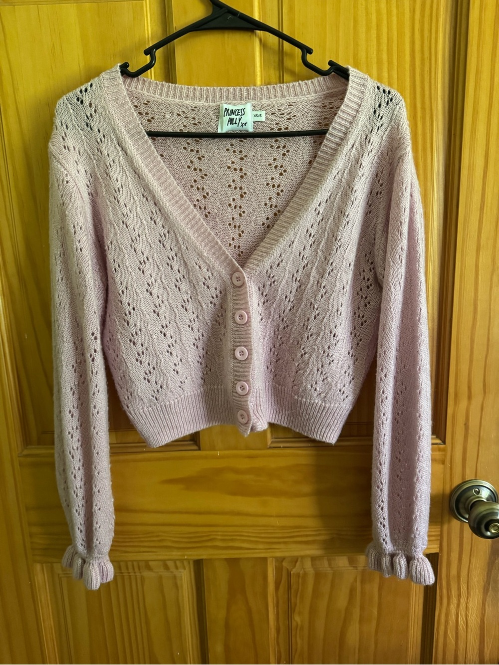 Princess Polly Crochet Knit Cardigan – XS/S